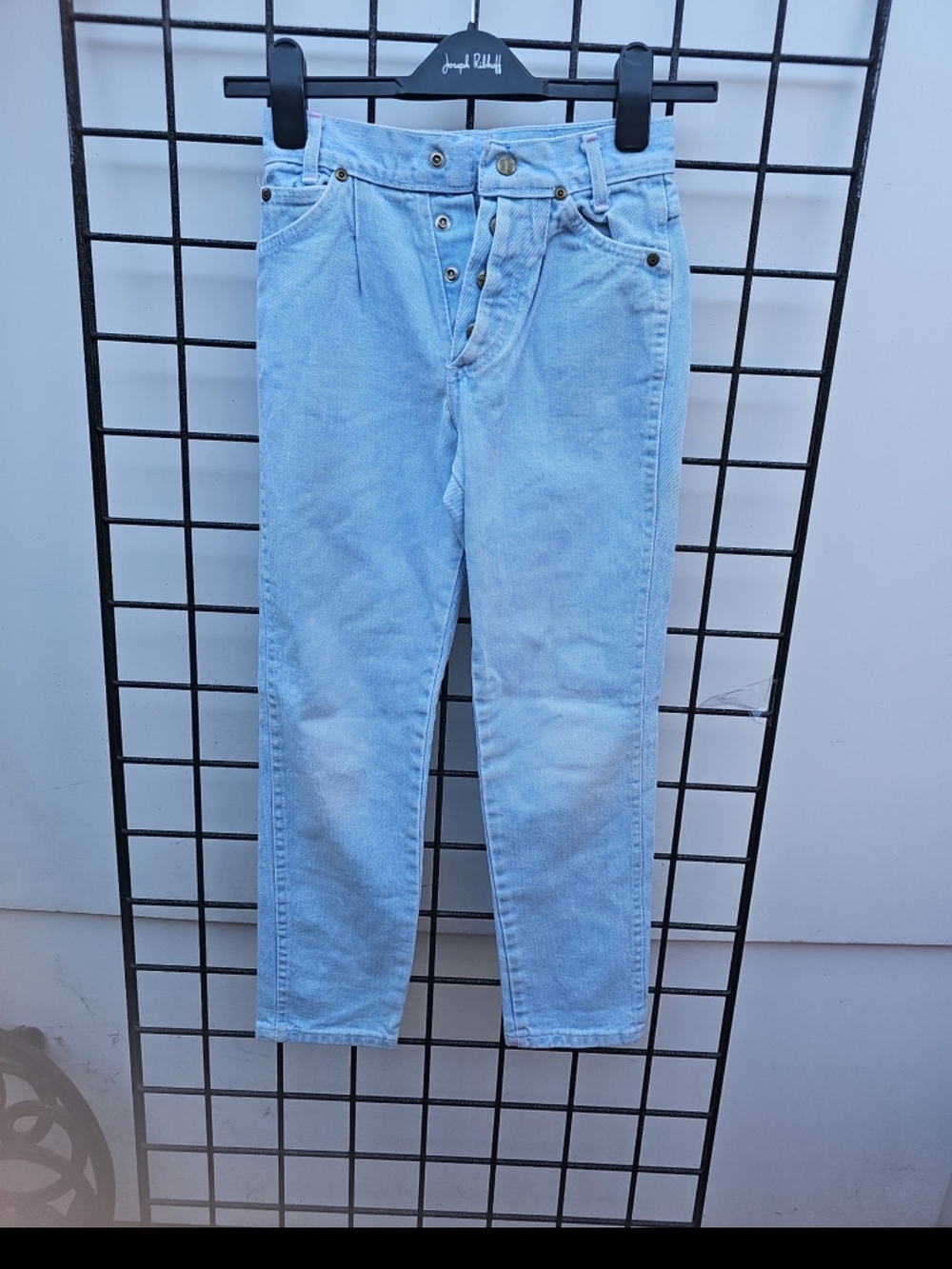 chic Light Blue Slim Straight Men’s Jeans